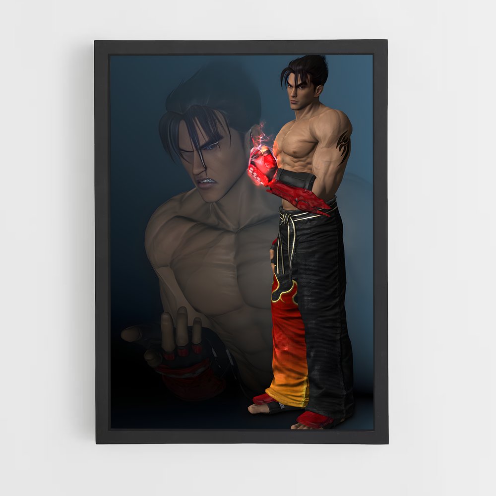 Poster Jin de kazama – affiche Tekken (vue 2)
